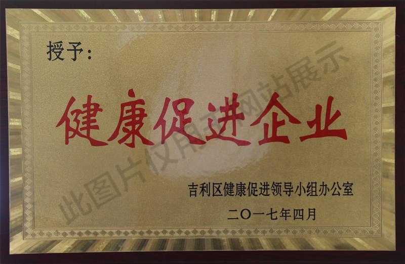 設計公司健康促進企業獎牌