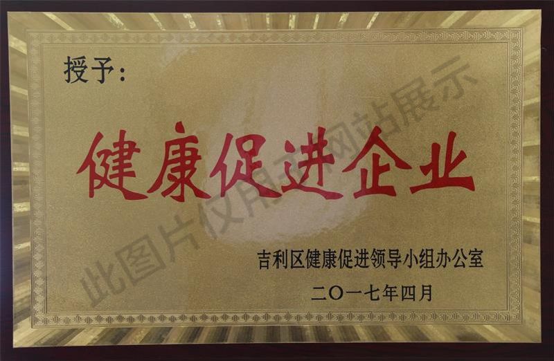 設計公司健康促進企業獎牌